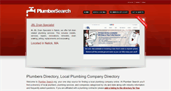 Desktop Screenshot of plumbersearch.org